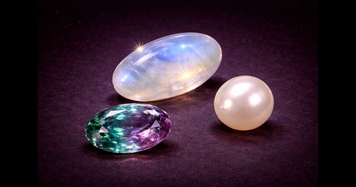 Perla, Alejandrita, Piedra Lunar