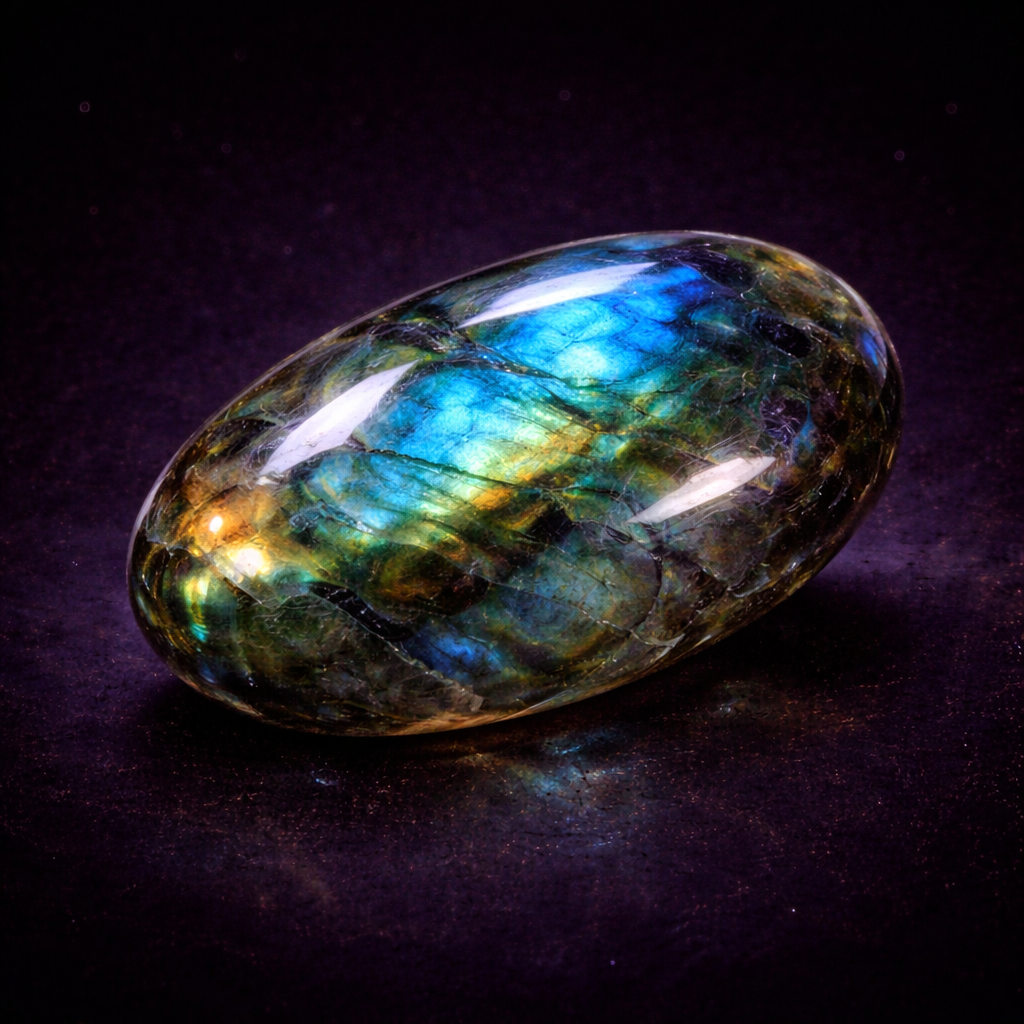 Labradorite crystal