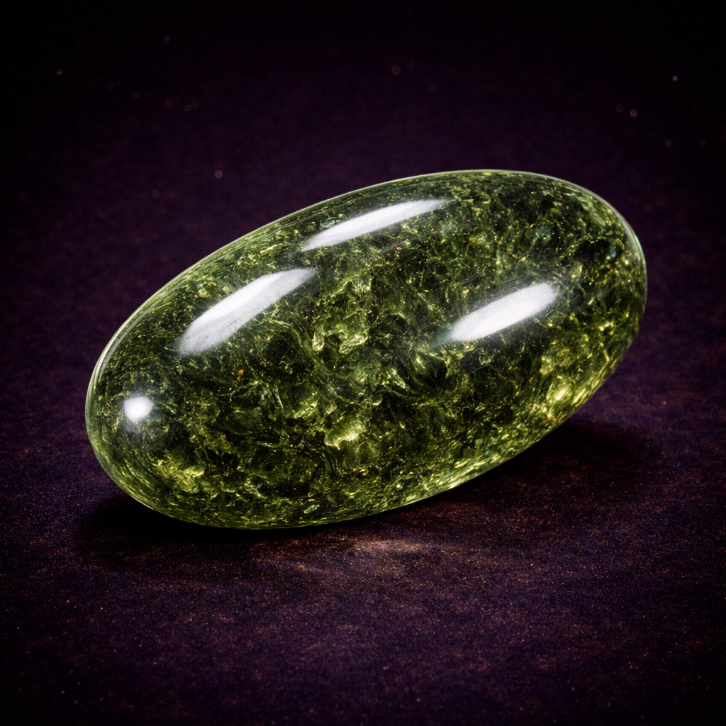 Moldavite crystal