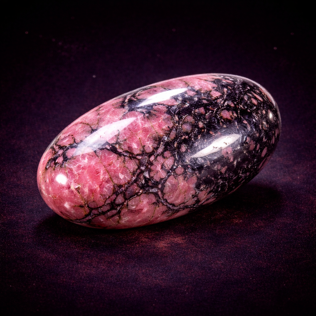 Rhodonite crystal